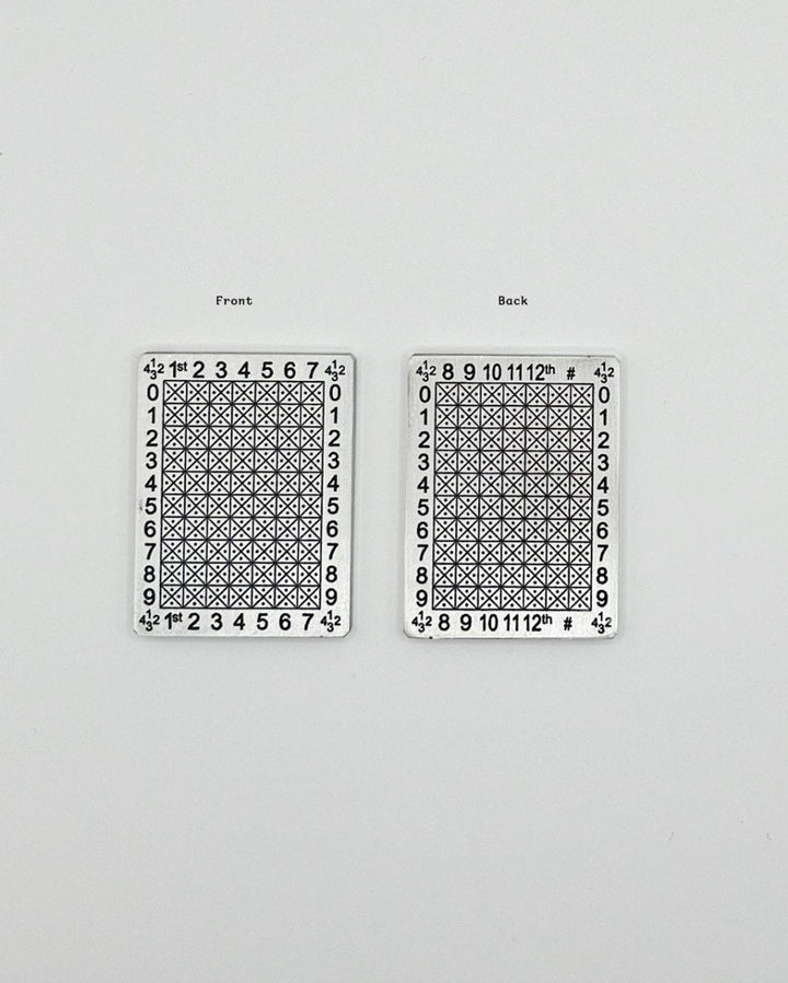 12-word Compact Punchplates, 10-pack product photo.