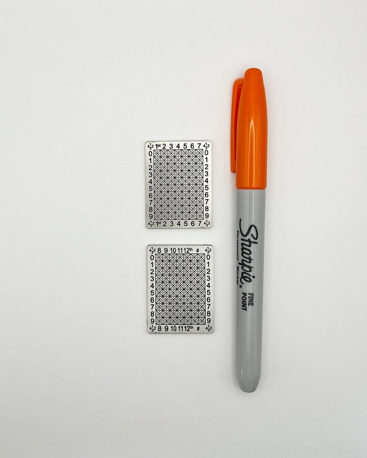 12-word Compact Punchplates, 10-pack product photo.