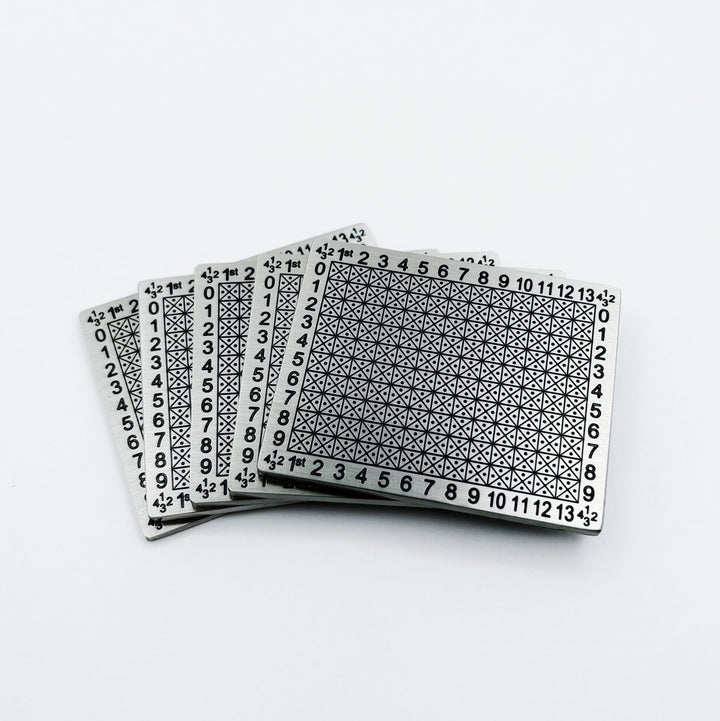 24-word Compact Punchplates, 5-pack product photo.
