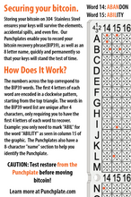 Load image into Gallery viewer, 24-Word Punchplate