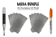 Load image into Gallery viewer, 24-Word Punchplate Mega Bundle
