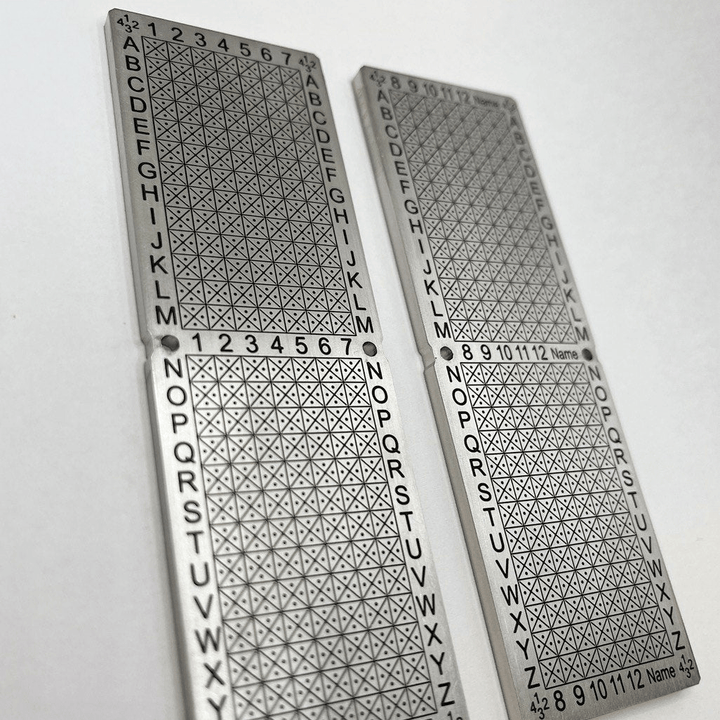 12-word Standard Punchplate.