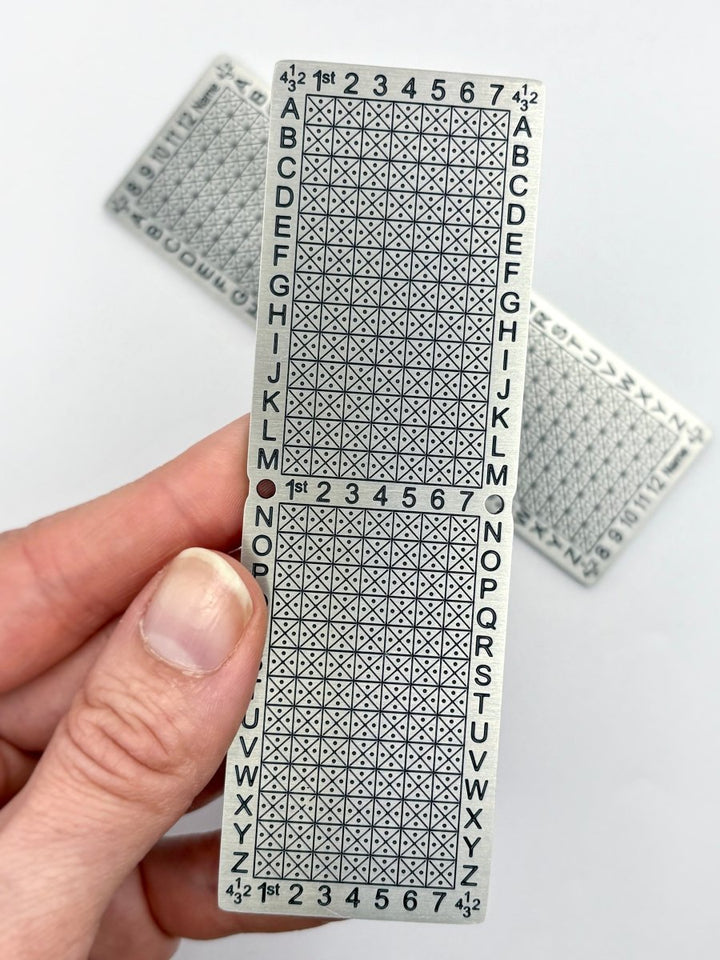 12-word Standard Punchplate.