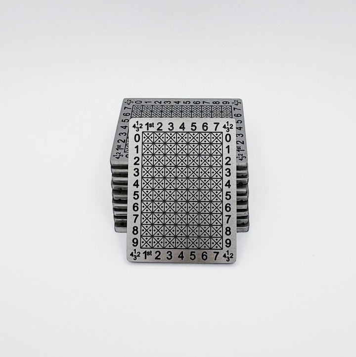 12-word Compact Punchplates, 10-pack product photo.
