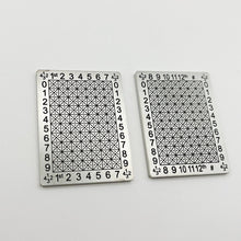 Load image into Gallery viewer, 12-word Compact Punchplates, 10-pack product photo.
