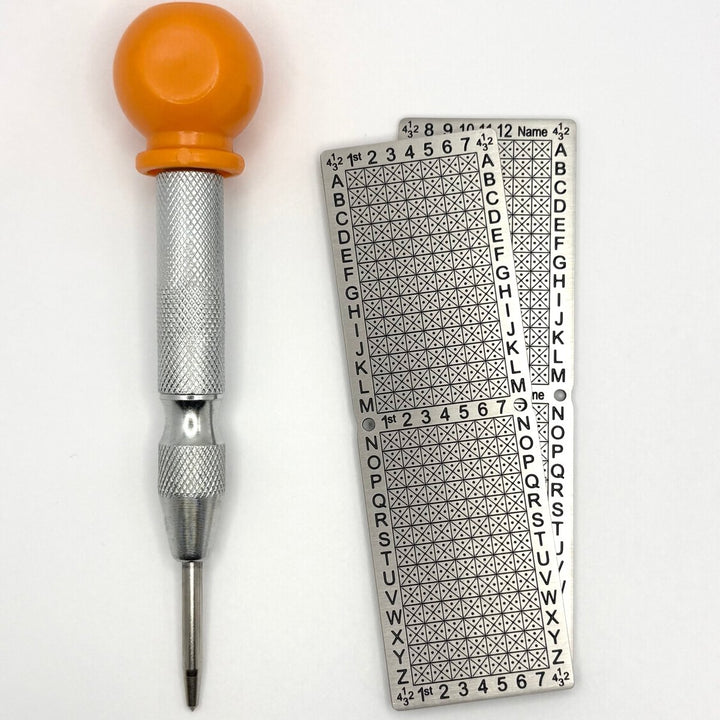 12-word Standard Punchplate Backup Kit.