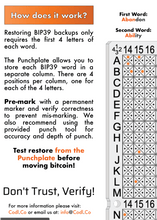 Load image into Gallery viewer, 24 - Word Punchplate Bundle (10 - pack) - Codl Storage Solutions
