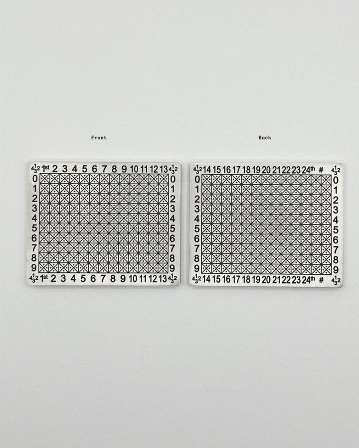 24-word Compact Punchplates, 10-pack product photo.