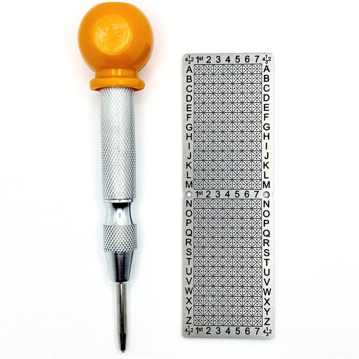 Automatic center punch tool.